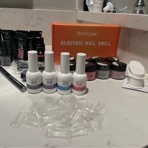 Poly nail kit & dip nail kit